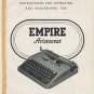 Empire Aristocrat Typewriter Instruction Manual - User Manual - Complete User Guide