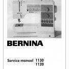 Bernina 1120 - 1130 Sewing Machine Service Manual - English