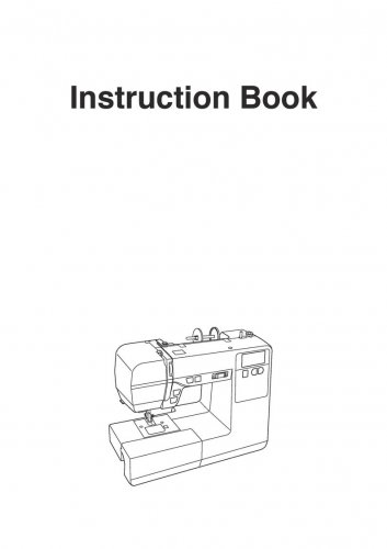 Janome 81100DC - MOD100 Sewing Machine Instruction Manual - User Manual - Complete User Guide
