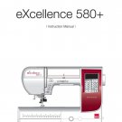 Elna eXcellence 580+ - 580 plus Sewing Machine Instruction Manual - User Manual - Complete User Guid