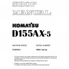 Komatsu D155AX-5 Bulldozer Shop Manual - Workshop Manual - Service Manual - English