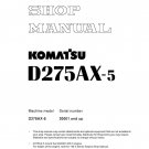 Komatsu D275AX-5 Bulldozer Shop Manual - Workshop Manual - Service Manual - English