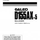 Komatsu D155AX-5 GALEO Bulldozer Operators Manual -  Operation and Maintenance Manual - Instruction 