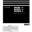 Komatsu D65EX-16 - D65PX-16 - D65WX-16 Bulldozer Operators Manual -  Operation and Maintenance Manua