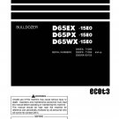 Komatsu D65EX-15E0 - D65PX-15E0 - D65WX-15E0 Bulldozer Operators Manual -  Operation and Maintenance