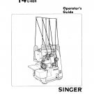Singer 14U46B Overlock Instruction Manual - User Manual - English