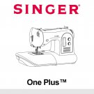 Singer One Plus - 1 Plus Sewing Machine Instruction Manual - User Manual - Complete User Guide - Eng