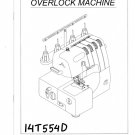 Singer 14T554D - 14T554S Overlock Instruction Manual - User Manual - English