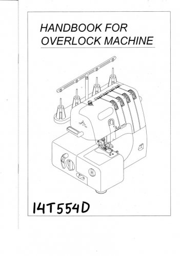 Singer 14T554D - 14T554S Overlock Instruction Manual - User Manual - English