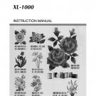 Singer XL-1000 Sewing Machine Instruction Manual - User Manual - Complete User Guide - English
