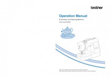 Brother SE625 Sewing Machine Instruction Manual - User Manual - Complete User Guide