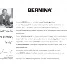 BERNINA activa 125 Sewing Machine Instruction Manual - User Manual - Complete User Guide - English