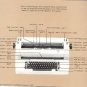 IBM SelectricII Typewriter Instruction Manual - User Manual - Complete User Guide