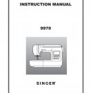 Singer 9970 Sewing Machine Instruction Manual - User Manual - Complete User Guide - English