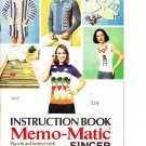 Singer 327 - 329 Memo-Matic Knitting Machine Instruction Manual - User Manual - Complete User Guide 