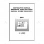Singer 9920 Sewing Machine Instruction Manual - User Manual - Complete User Guide - English - French