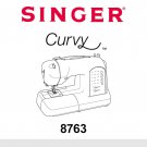 Singer 8763 Curvy Sewing Machine Instruction Manual - User Manual - Complete User Guide - English - 