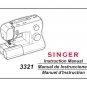 Singer 3321 Talent Sewing Machine Instruction Manual - User Manual - Complete User Guide - English -