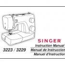 Singer 3223 - 3229  Sewing Machine Instruction Manual - User Manual - Complete User Guide - English 