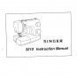 Singer 3210 Sewing Machine Instruction Manual - User Manual - Complete User Guide - English
