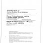 Singer 3002 - 3012 Sewing Machine Instruction Manual - User Manual - Complete User Guide - English -