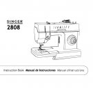 Singer 2808 Sewing Machine Instruction Manual - User Manual - Complete User Guide - English - French