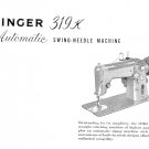 Singer 319k Sewing Machine Instruction Manual - User Manual - Complete User Guide - English