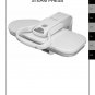 Singer ESP2 Steam Press + ESP2 Stand Assembly - Instruction Manual - User Manual - Complete User Gui