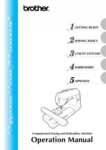 Brother NV1000 Sewing Machine Instruction Manual - User Manual - Complete User Guide