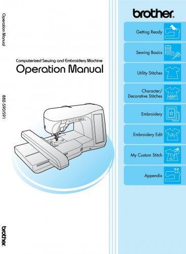 Brother NV4000D Sewing Machine Instruction Manual - User Manual - Complete User Guide