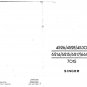Singer 4526 - 4528 - 4530 - 6214 - 6215 - 6217 - 6606 - 7015 Sewing Machine Instruction Manual - Use