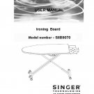 Singer SIIB9070 Electric Ironing Board Instruction Manual - User Manual - Complete User Guide - Engl