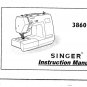 Singer 3860 Sewing Machine Instruction Manual - User Manual - Complete User Guide - English