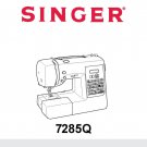 Singer 7285Q PATCHWORK Sewing Machine Instruction Manual - User Manual - Complete User Guide - Engli