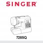 Singer 7285Q PATCHWORK Sewing Machine Instruction Manual - User Manual - Complete User Guide - Engli