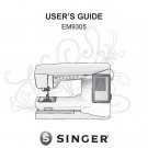 Singer EM9305 Sewing Machine Instruction Manual - User Manual - Complete User Guide - English