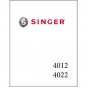 Singer 4012 - 4022 Sewing Machine Instruction Manual - User Manual - Complete User Guide - English