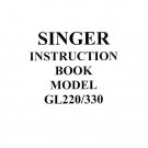 Singer GL220 - 330 Capri Sewing Machine Instruction Manual - User Manual - Complete User Guide - Eng