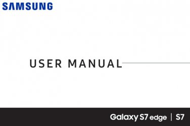 Samsung Galaxy S7 - S7 Edge - G930U - G935U Owners Manual - User Manual - Instruction Manual - Engli