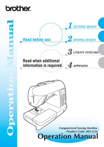 Brother SB4138 Sewing Machine Instruction Manual - User Manual - Complete User Guide