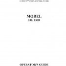 CONSEW 230-230B Sewing Machine Instruction Manual - User Manual - Complete User Guide - English