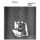 Singer 14U12 Overlock Sewing Machine - User Manual - Instruction Manual - User Guide - English