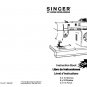 Singer CG-500 - CG-550 Sewing Machine Instruction Manual - User Manual - Complete User Guide - Engli