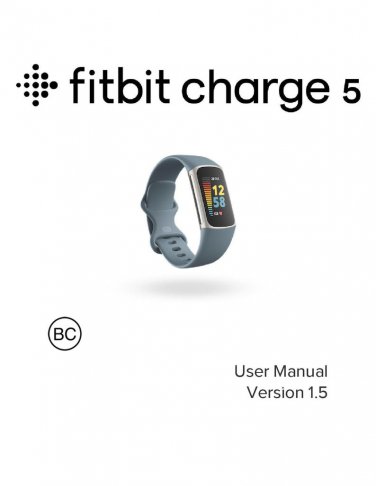 Fitbit Charge 5  User Manual - Instructions - User Guide - English