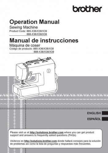 Brother SB530T Sewing Machine Instruction Manual - User Manual - Complete User Guide