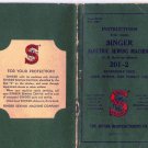Singer 201-2 Sewing Machine Instruction Manual - User Manual - Complete User Guide - English
