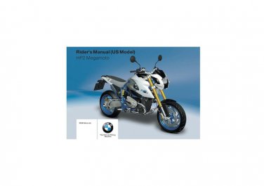 BMW Hp2 Megamoto Usa Model 2007 Riders Manual - Owners Manual - English