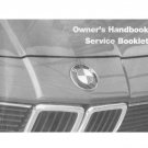 BMW 7 series E23 735i 1979-1986 Owners Manual - English