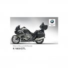 BMW K 1600 GTL Usa Model 2016 Riders Manual - Owners Manual - English