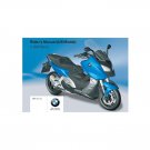 BMW C 600 Sport USA 2012 Riders Manual - Owners Manual - English